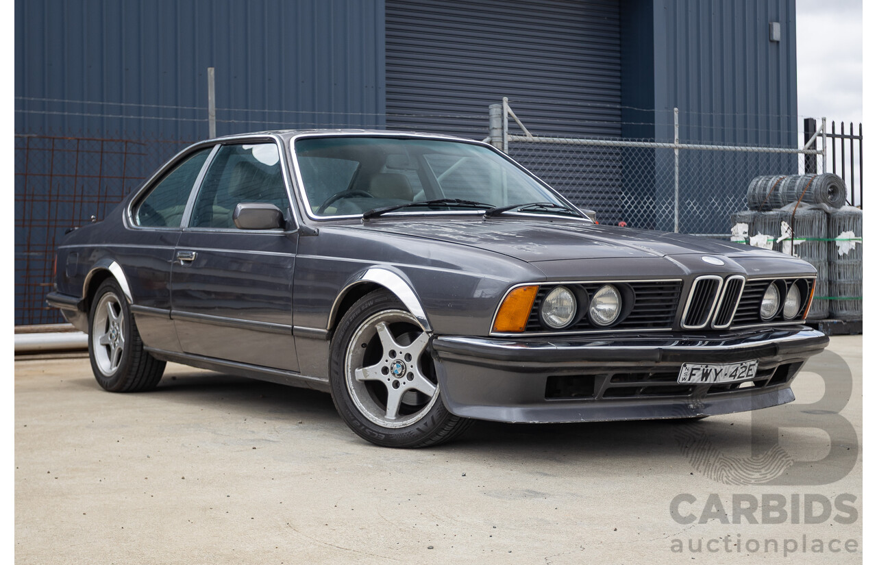1/1988 BMW 635 CSi E24 2D Coupe Delphin Metallic Grey 3.4L