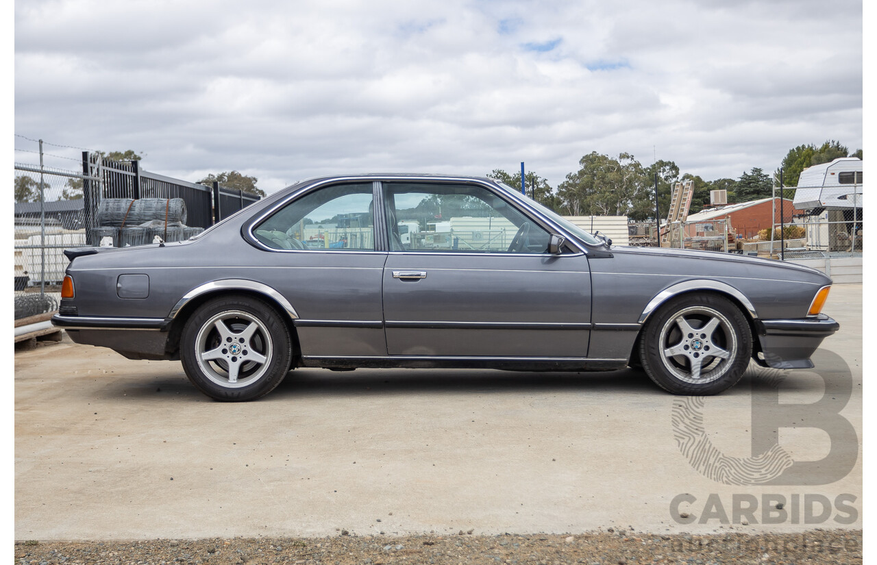1/1988 BMW 635 CSi E24 2D Coupe Delphin Metallic Grey 3.4L