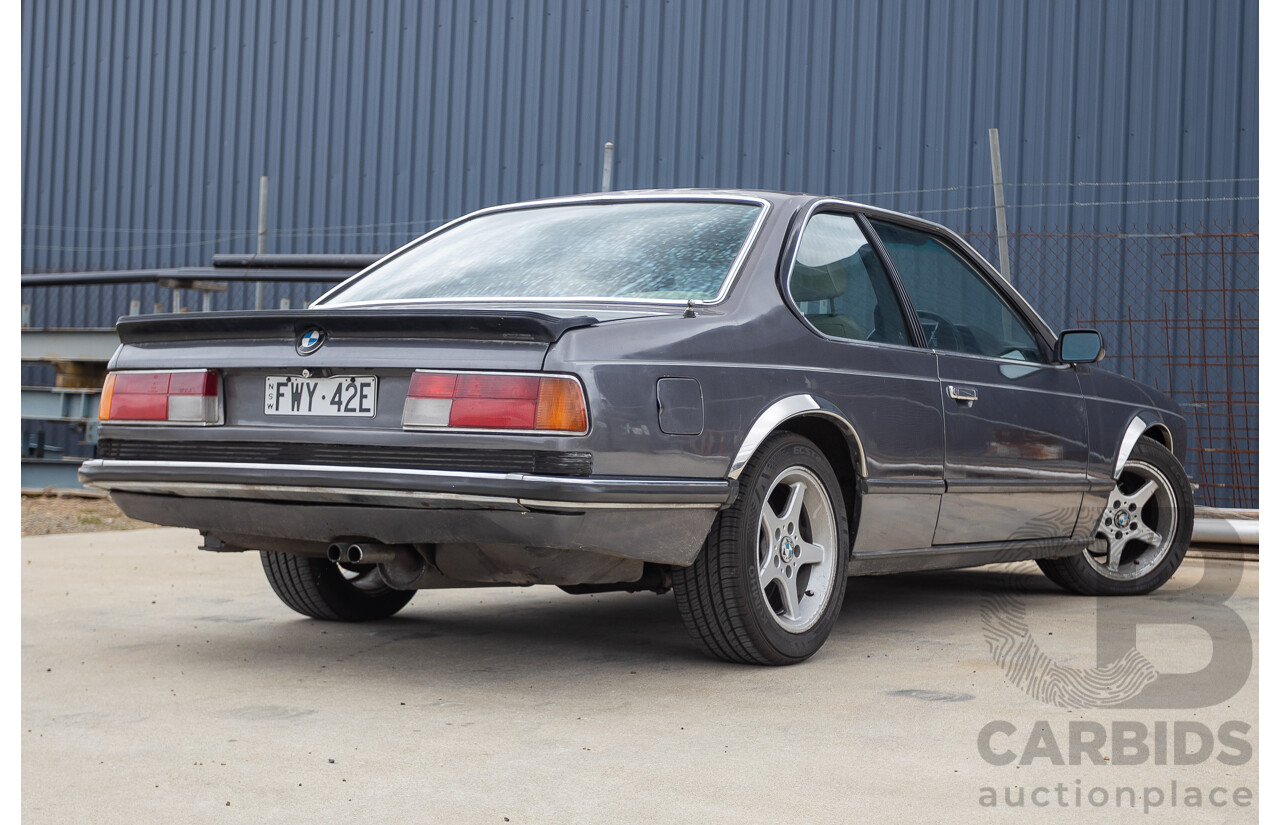 1/1988 BMW 635 CSi E24 2D Coupe Delphin Metallic Grey 3.4L