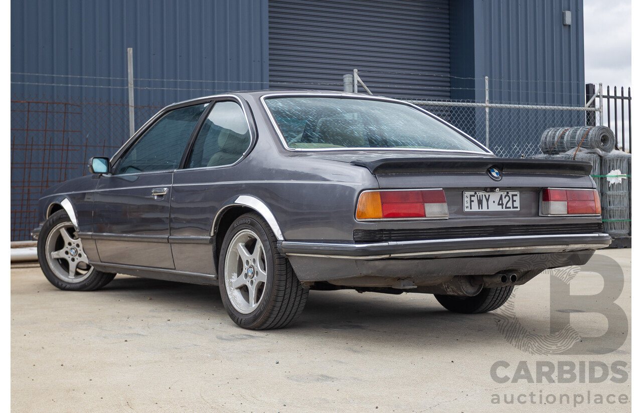 1/1988 BMW 635 CSi E24 2D Coupe Delphin Metallic Grey 3.4L