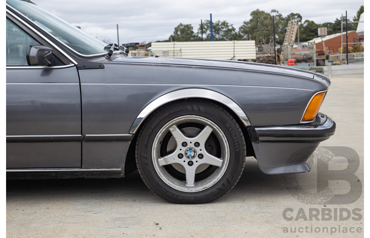 1/1988 BMW 635 CSi E24 2D Coupe Delphin Metallic Grey 3.4L
