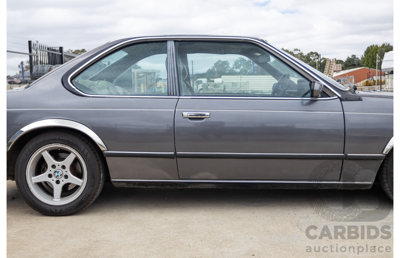 1/1988 BMW 635 CSi E24 2D Coupe Delphin Metallic Grey 3.4L