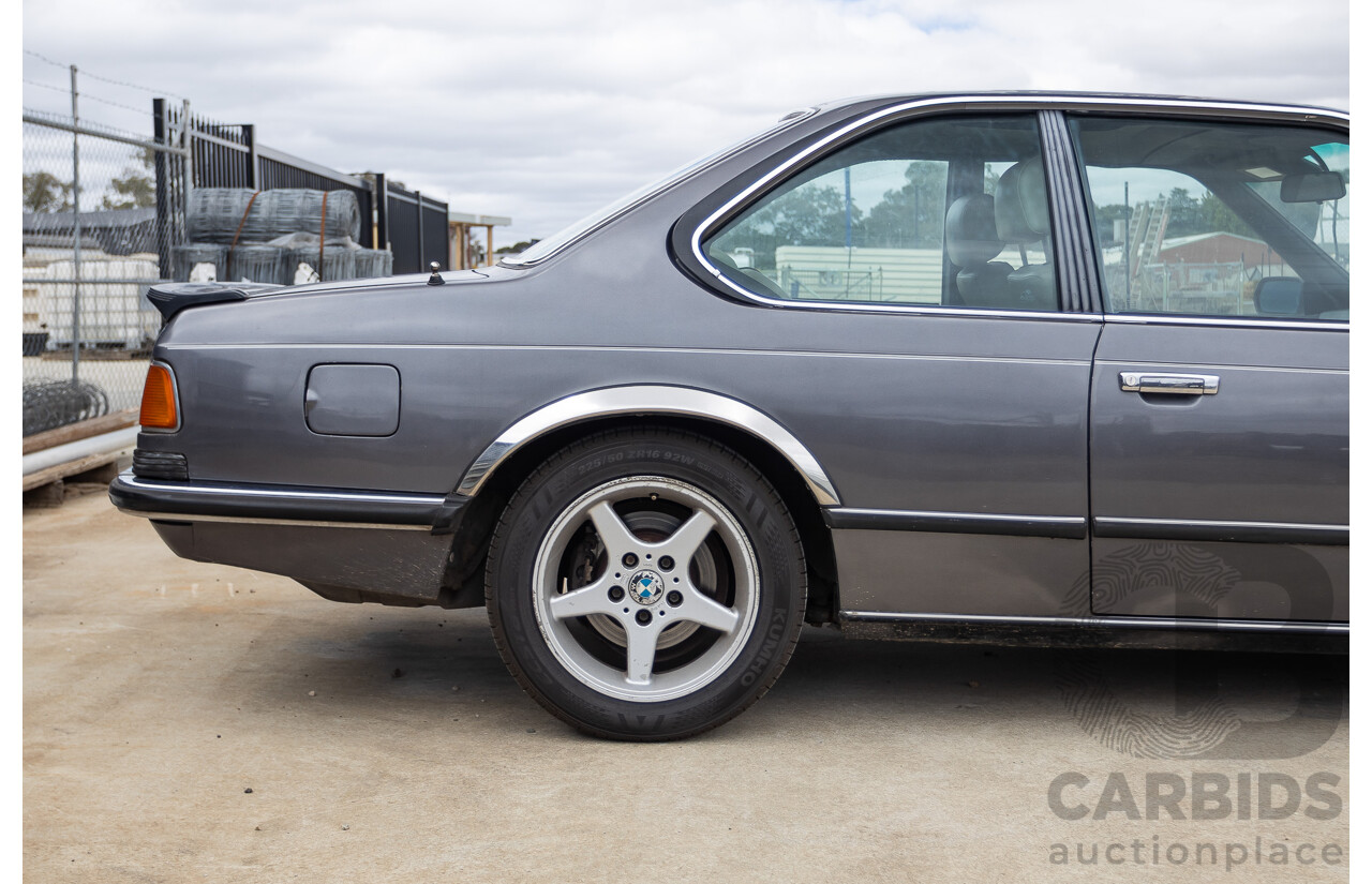 1/1988 BMW 635 CSi E24 2D Coupe Delphin Metallic Grey 3.4L
