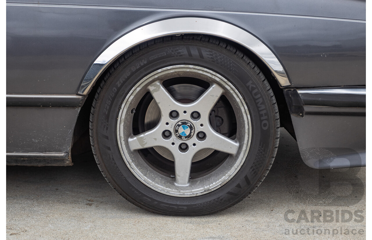 1/1988 BMW 635 CSi E24 2D Coupe Delphin Metallic Grey 3.4L