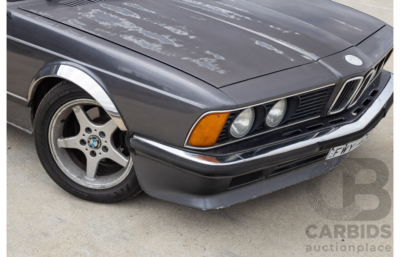 1/1988 BMW 635 CSi E24 2D Coupe Delphin Metallic Grey 3.4L