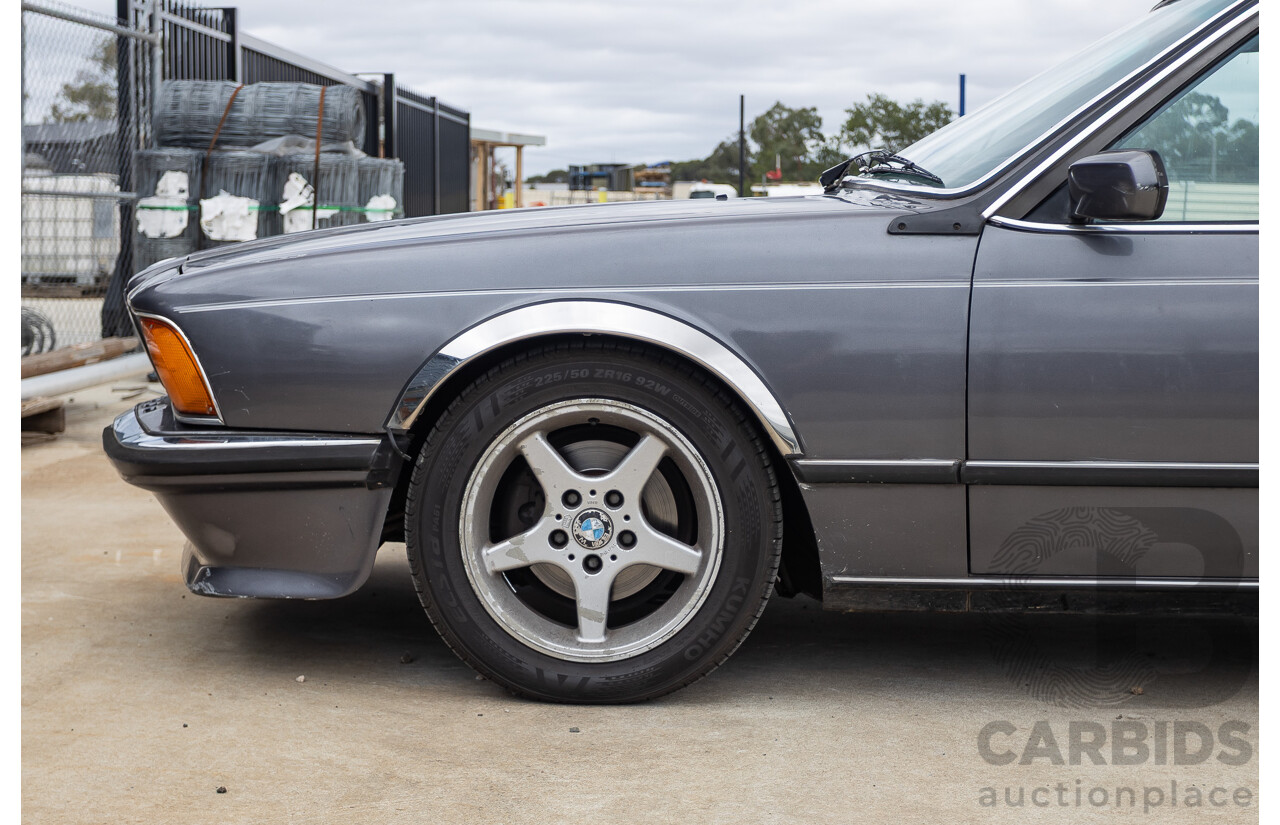 1/1988 BMW 635 CSi E24 2D Coupe Delphin Metallic Grey 3.4L