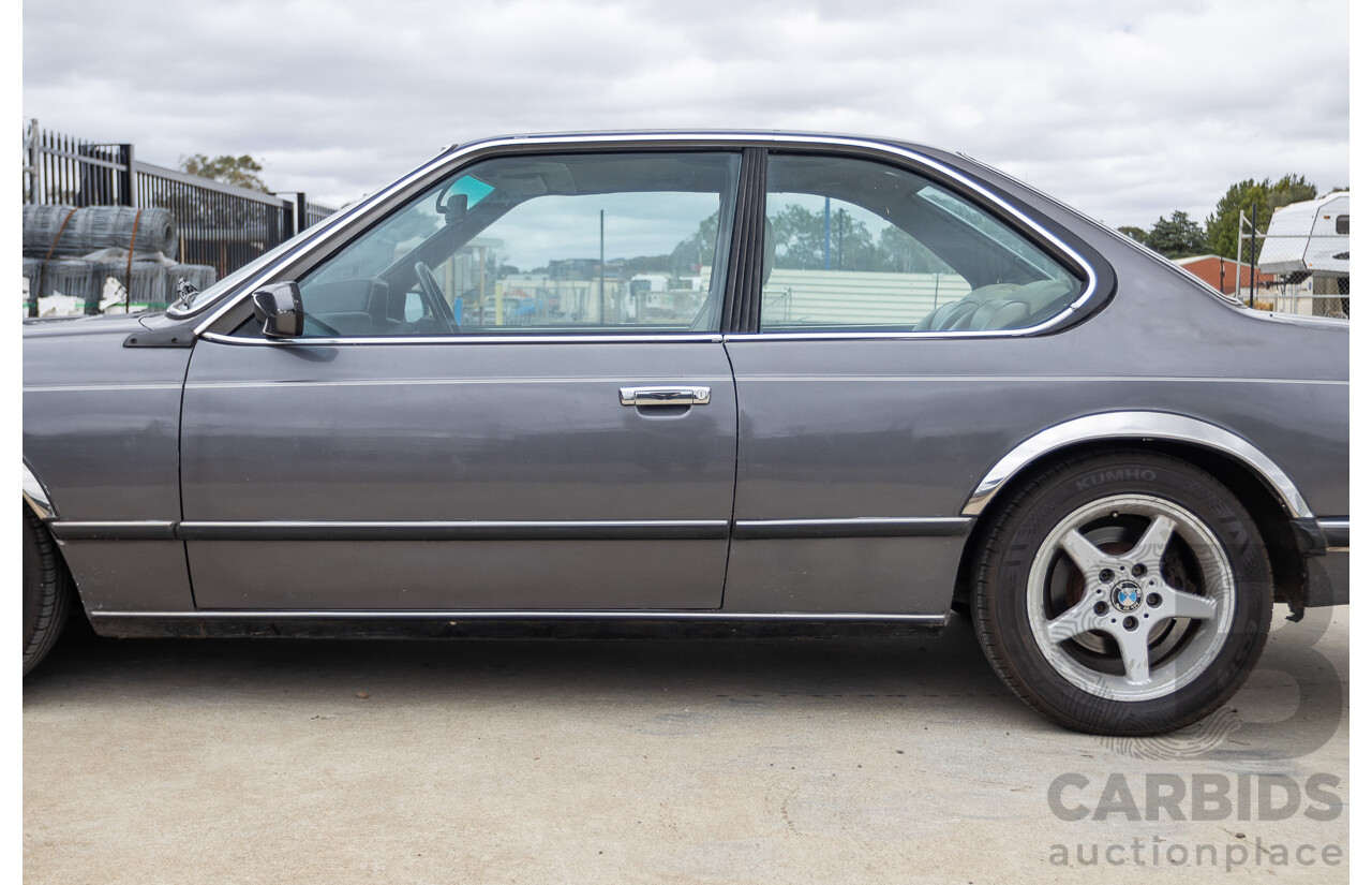 1/1988 BMW 635 CSi E24 2D Coupe Delphin Metallic Grey 3.4L