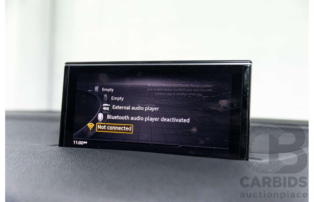 08/2018 Audi Q7 3.0 TDI Quattro (160kW AWD) 4M MY18 4d Wagon Carrara White Turbo Diesel V6 3.0L - 7 Seater