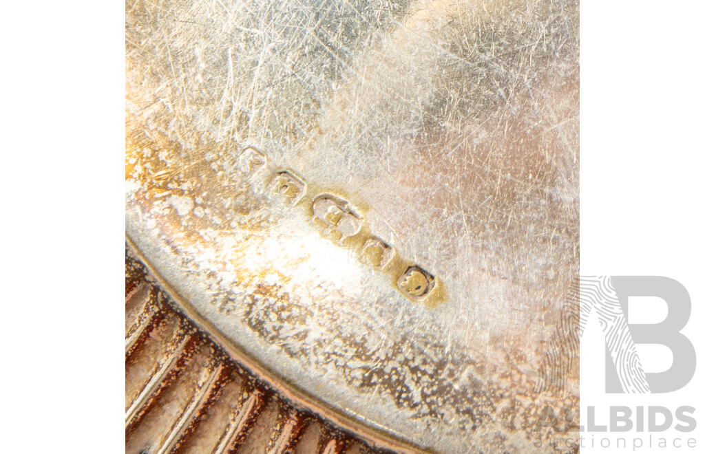 Nine Piece Collection of Mixed Silver Plated, Pewter & Glass Tableware Including Samovar, Sheridan Butter Dish & Jefferson Cups