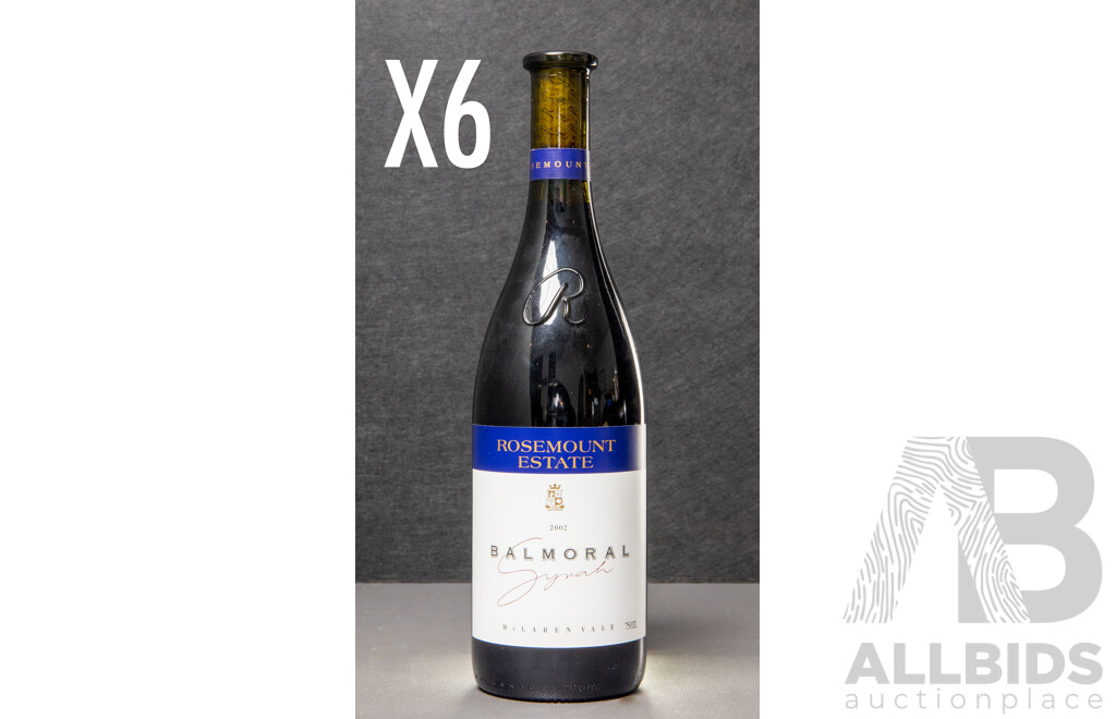Half Dozen Rosemount Estate Balmoral Syrah in Presentation Box (6)