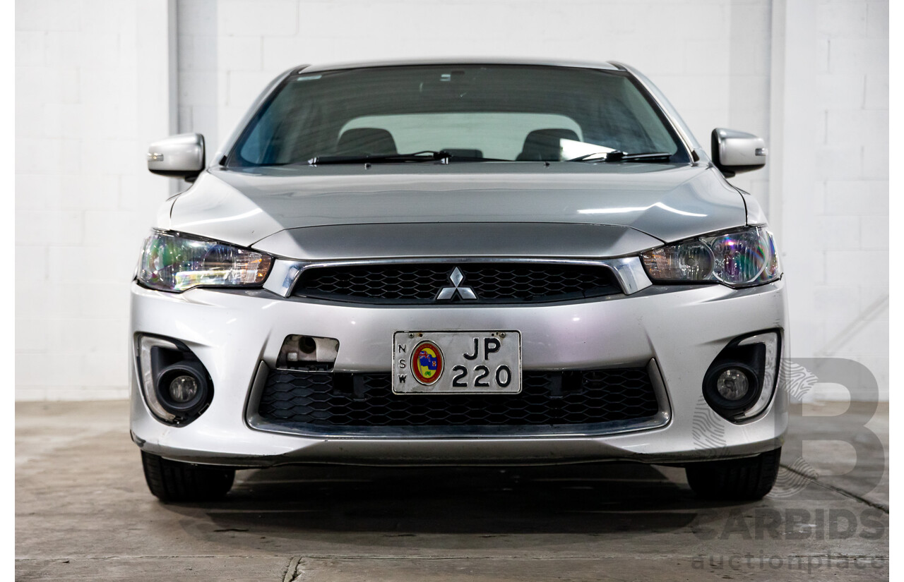 12/2015 Mitsubishi Lancer ES Sport CJ MY15 4d Sedan Apex Silver Metallic 2.0L