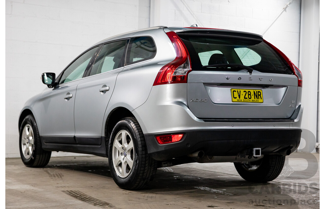 11/2012 Volvo XC60 3.2 Teknik DZ MY12 4d Wagon Mystic Silver Metallic V6 3.2L
