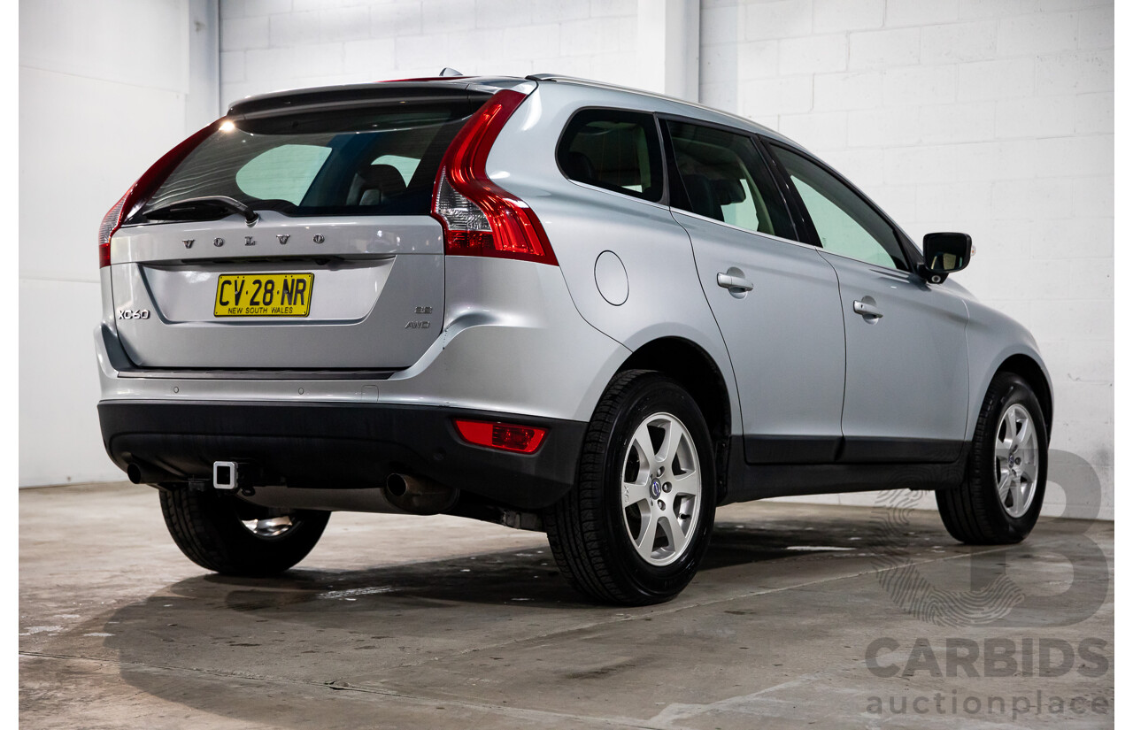 11/2012 Volvo XC60 3.2 Teknik DZ MY12 4d Wagon Mystic Silver Metallic V6 3.2L