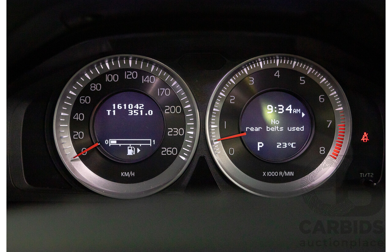 11/2012 Volvo XC60 3.2 Teknik DZ MY12 4d Wagon Mystic Silver Metallic V6 3.2L