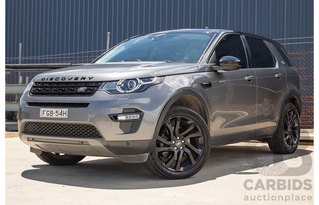 05/2017 Land Rover Discovery Sport TD4 150 HSE (AWD) LC MY17 4D Wagon Corris Grey Metallic Turbo Diesel 2.0L - 7 Seat
