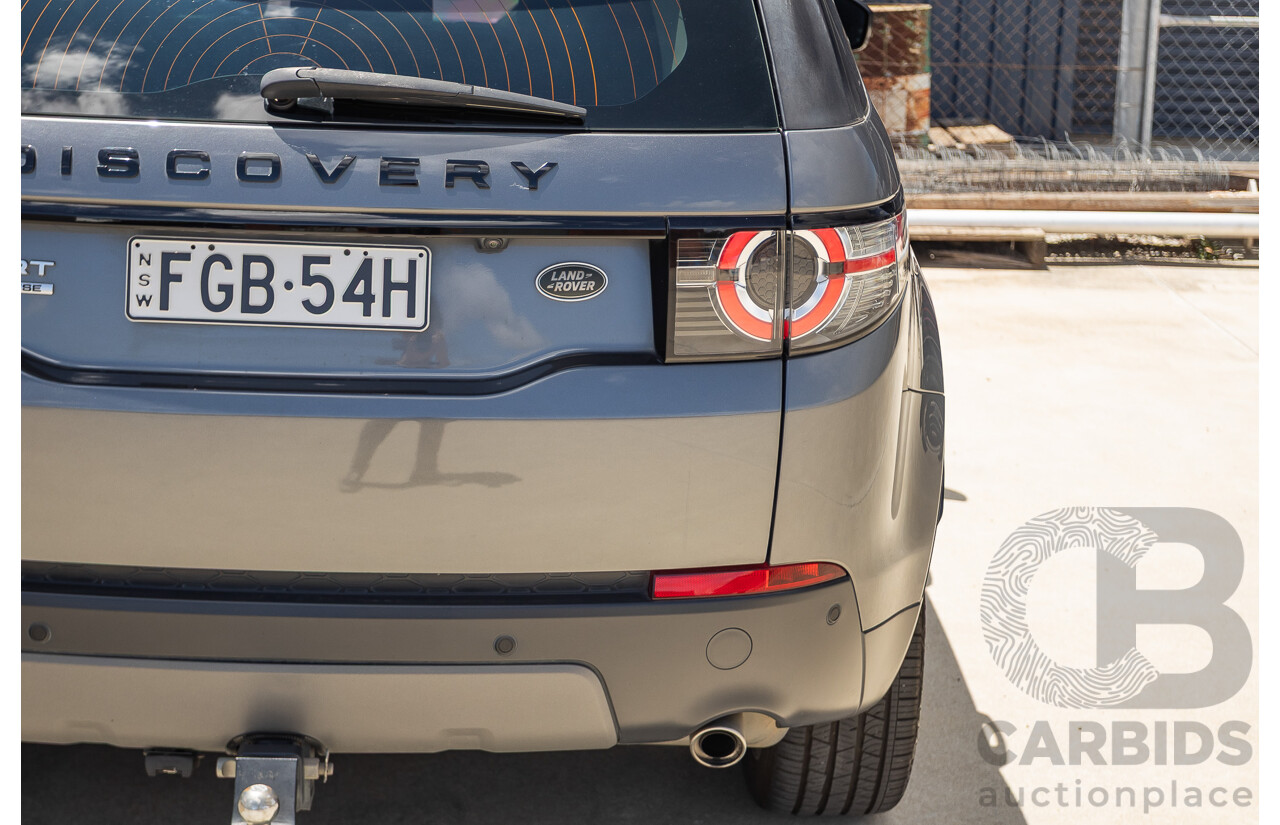 05/2017 Land Rover Discovery Sport TD4 150 HSE (AWD) LC MY17 4D Wagon Corris Grey Metallic Turbo Diesel 2.0L - 7 Seat