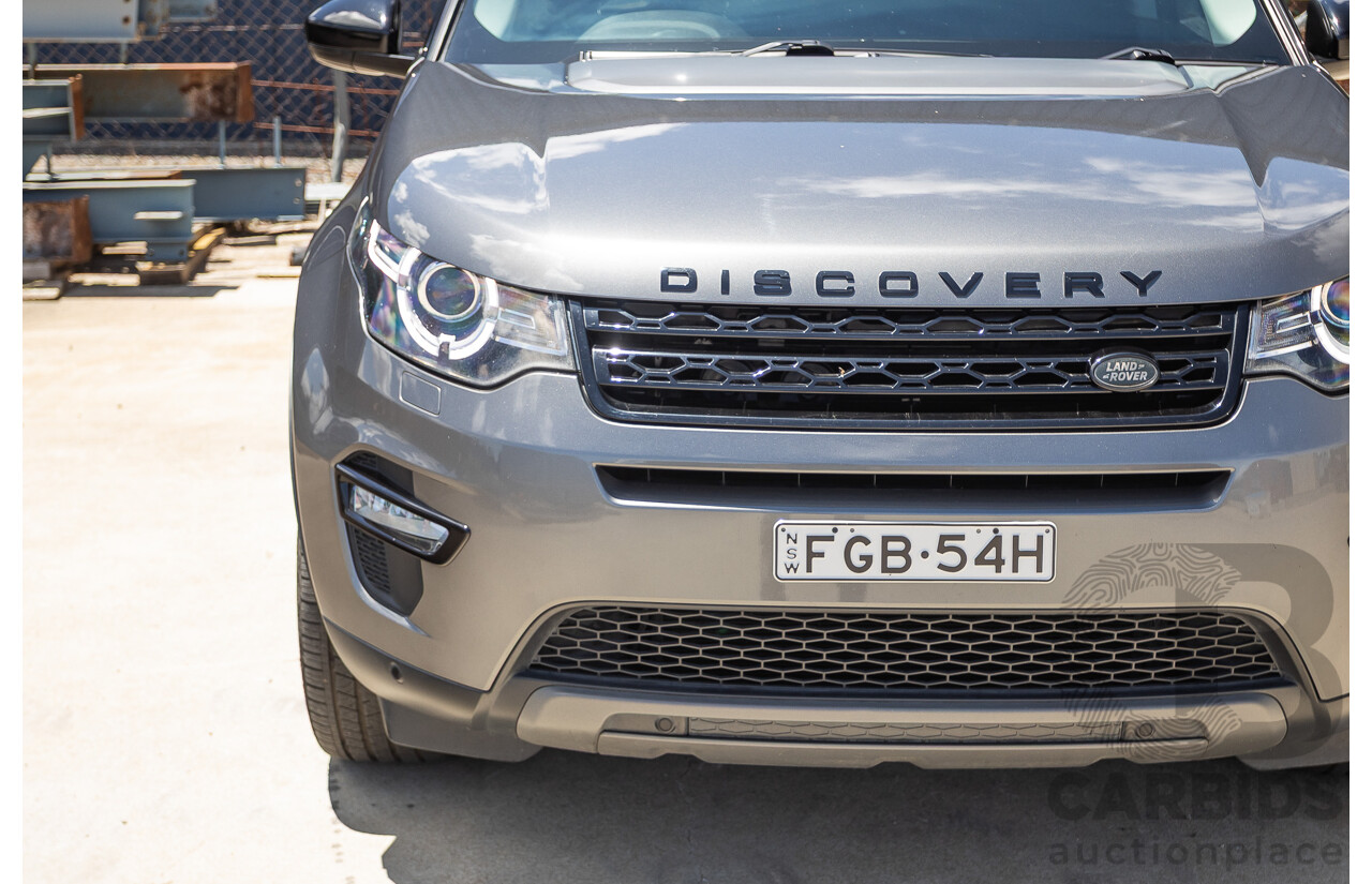 05/2017 Land Rover Discovery Sport TD4 150 HSE (AWD) LC MY17 4D Wagon Corris Grey Metallic Turbo Diesel 2.0L - 7 Seat