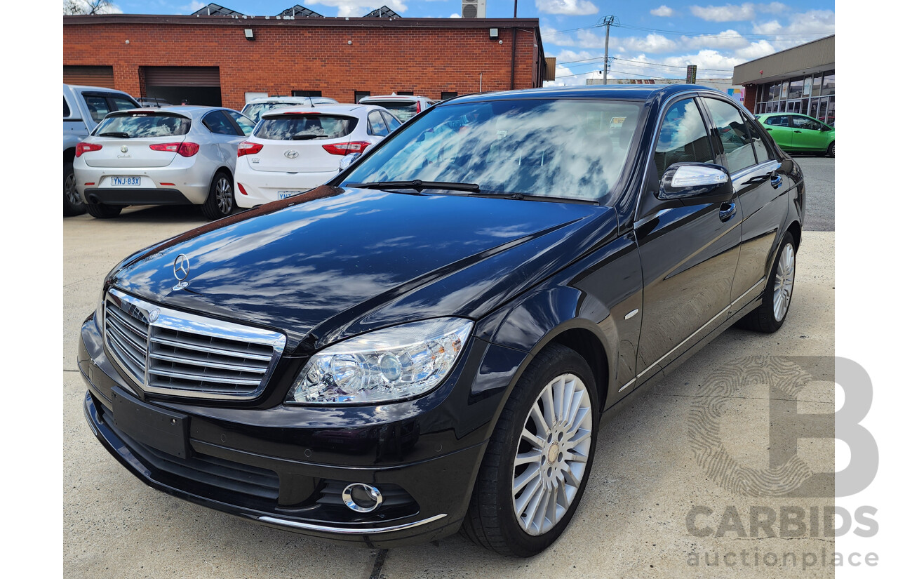 10/2007 Mercedes-Benz C280 Elegance W204 4d Sedan Black 3.0L