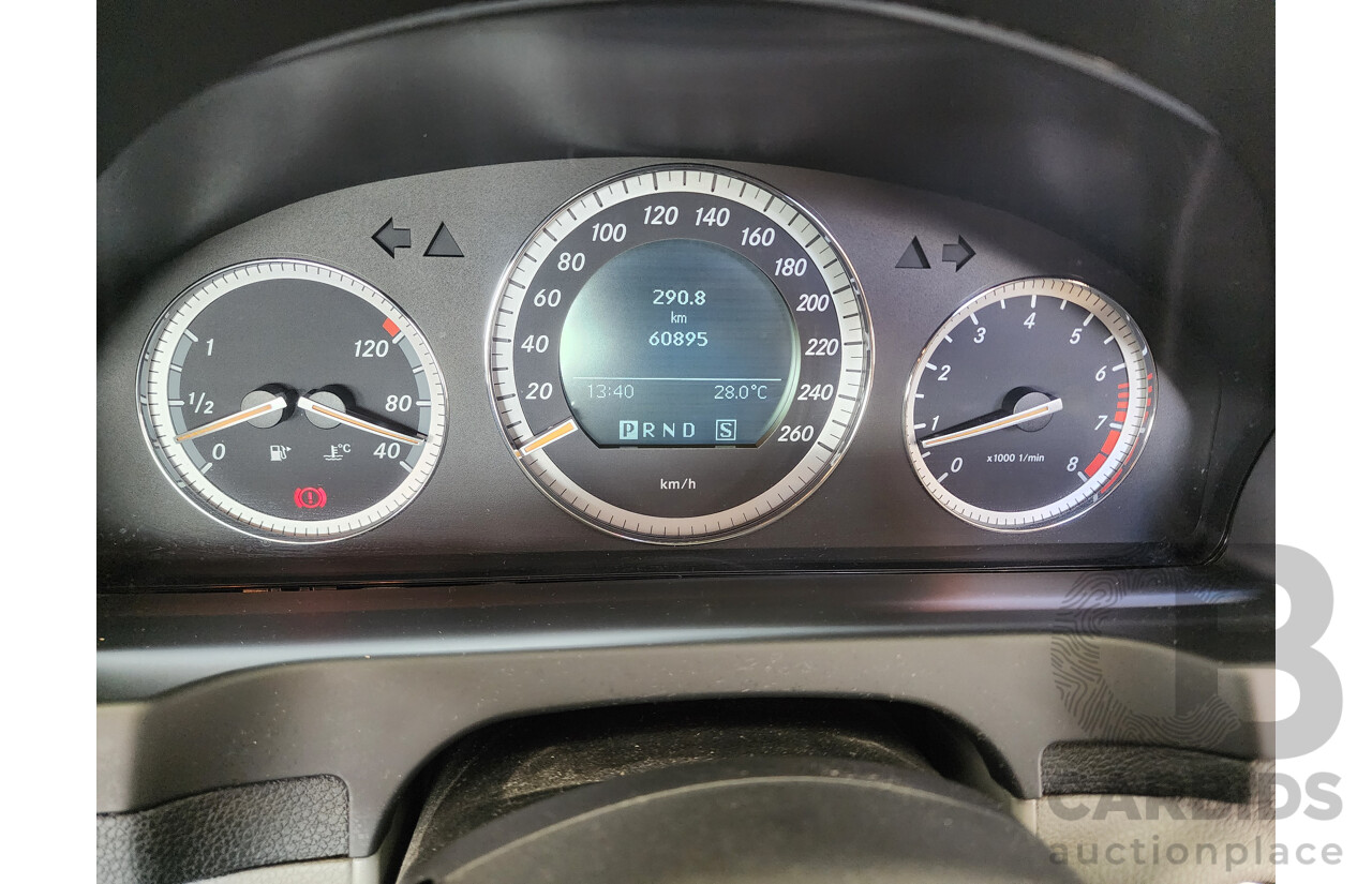 10/2007 Mercedes-Benz C280 Elegance W204 4d Sedan Black 3.0L