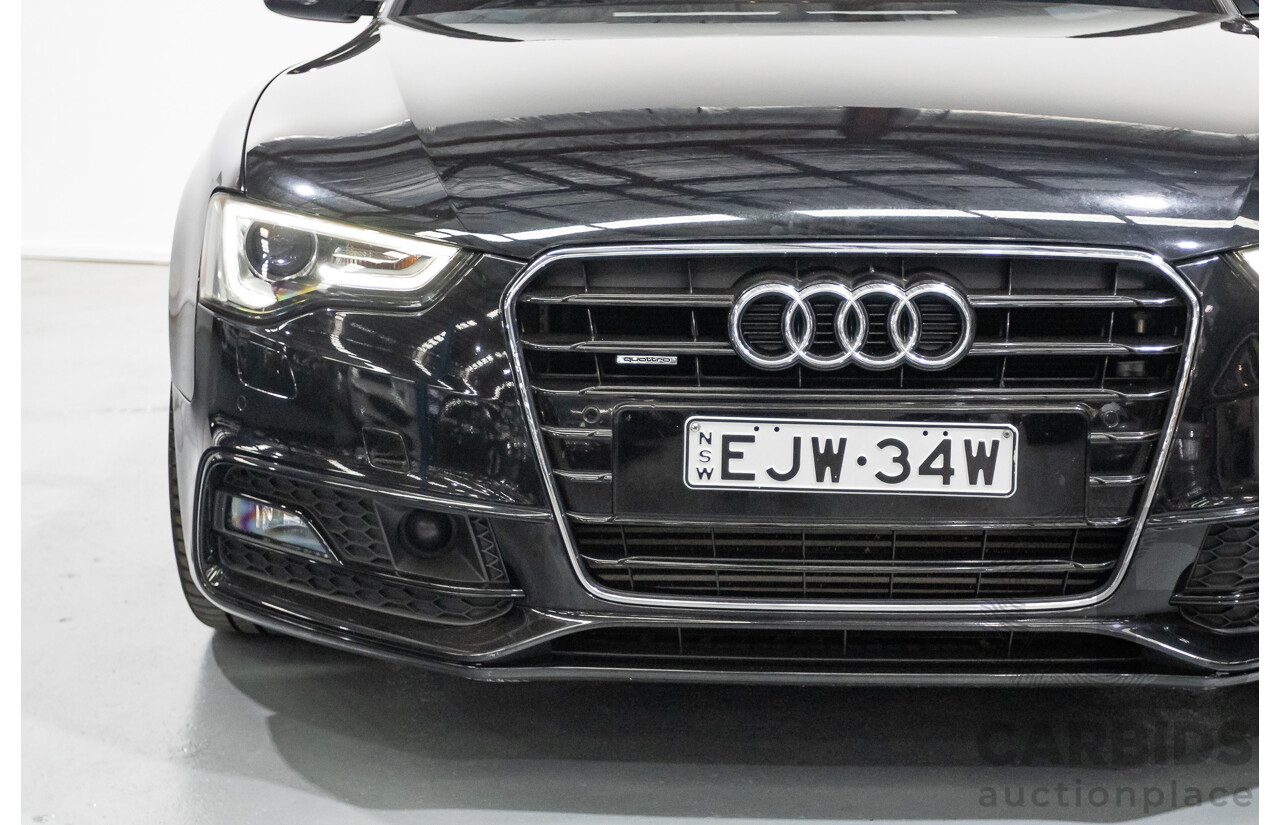 4/2013 Audi A5 2.0 TFSI Quattro (AWD) 8T MY13 2D Coupe Phantom Black Turbo 2.0L