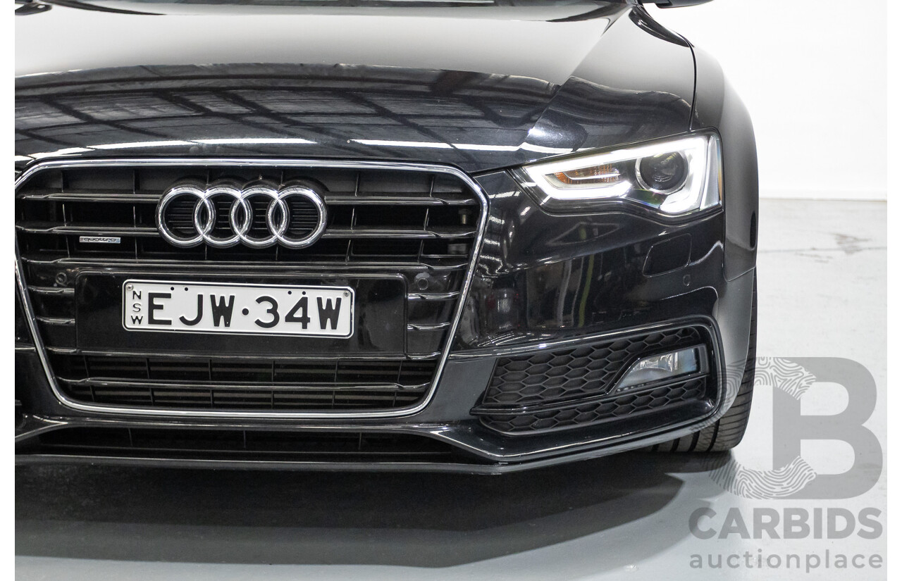 4/2013 Audi A5 2.0 TFSI Quattro (AWD) 8T MY13 2D Coupe Phantom Black Turbo 2.0L