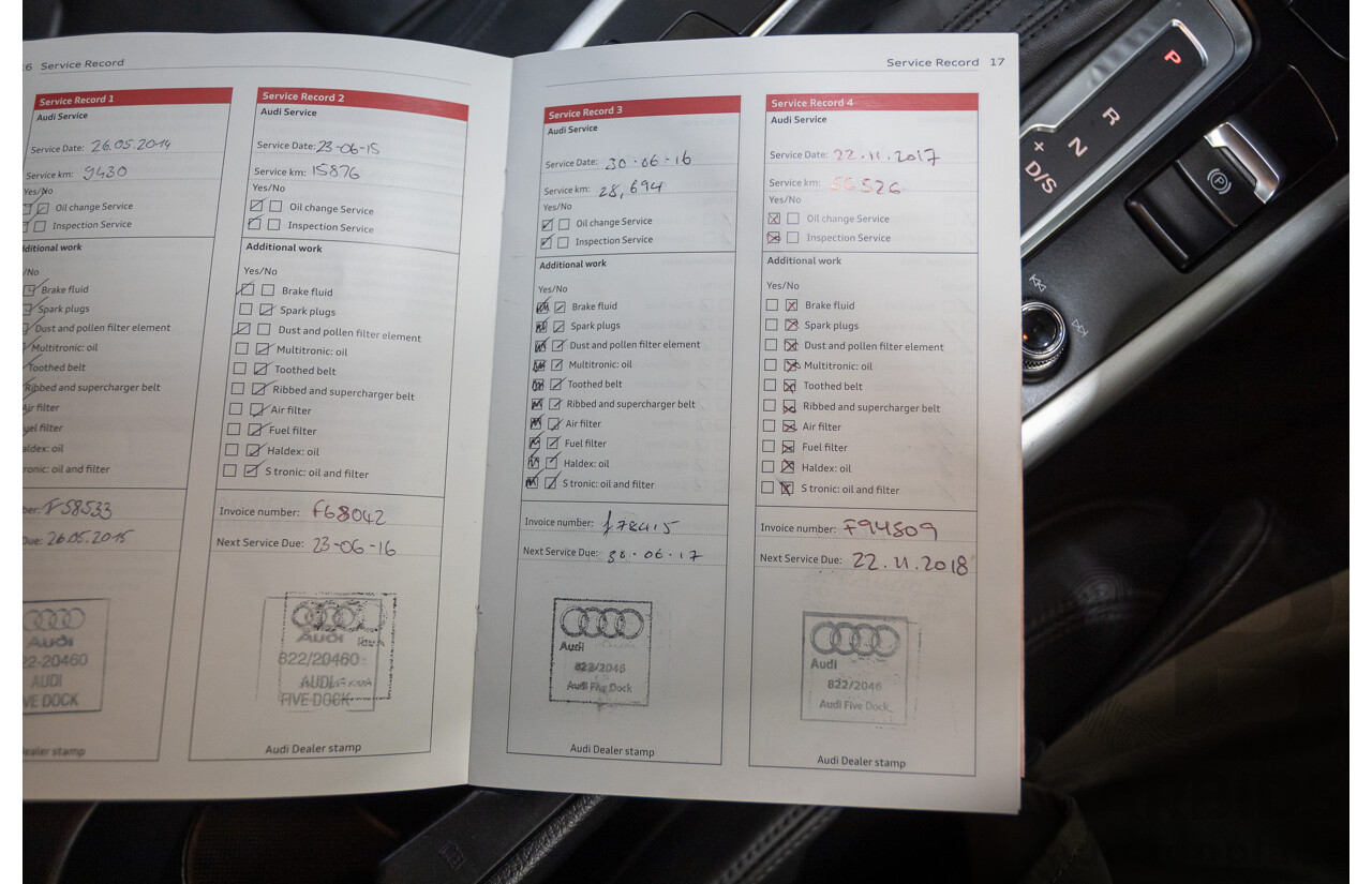 4/2013 Audi A5 2.0 TFSI Quattro (AWD) 8T MY13 2D Coupe Phantom Black Turbo 2.0L