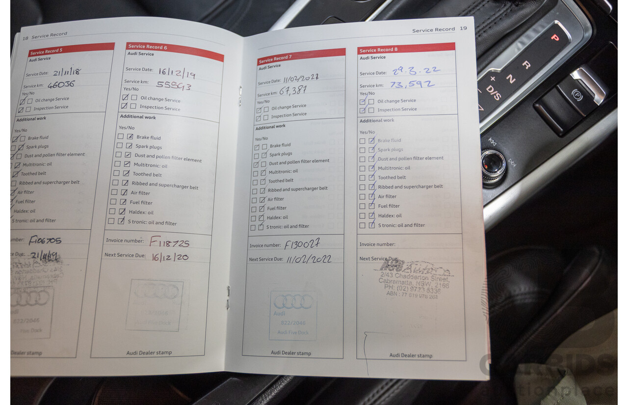 4/2013 Audi A5 2.0 TFSI Quattro (AWD) 8T MY13 2D Coupe Phantom Black Turbo 2.0L