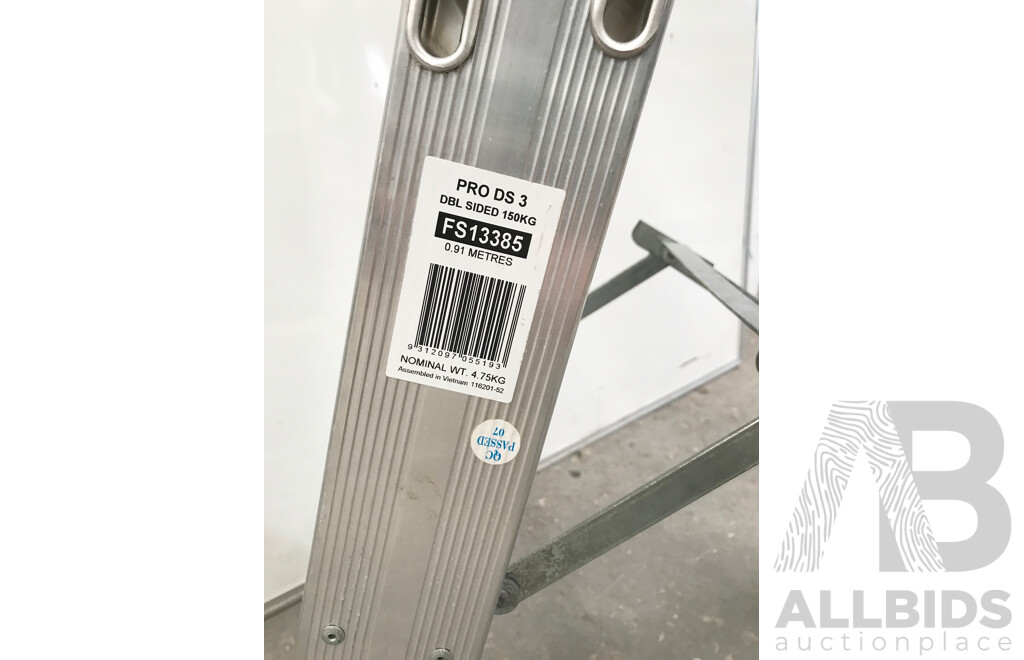Bailey (FS13385) 3 Step Double Sided 150kg Ladder