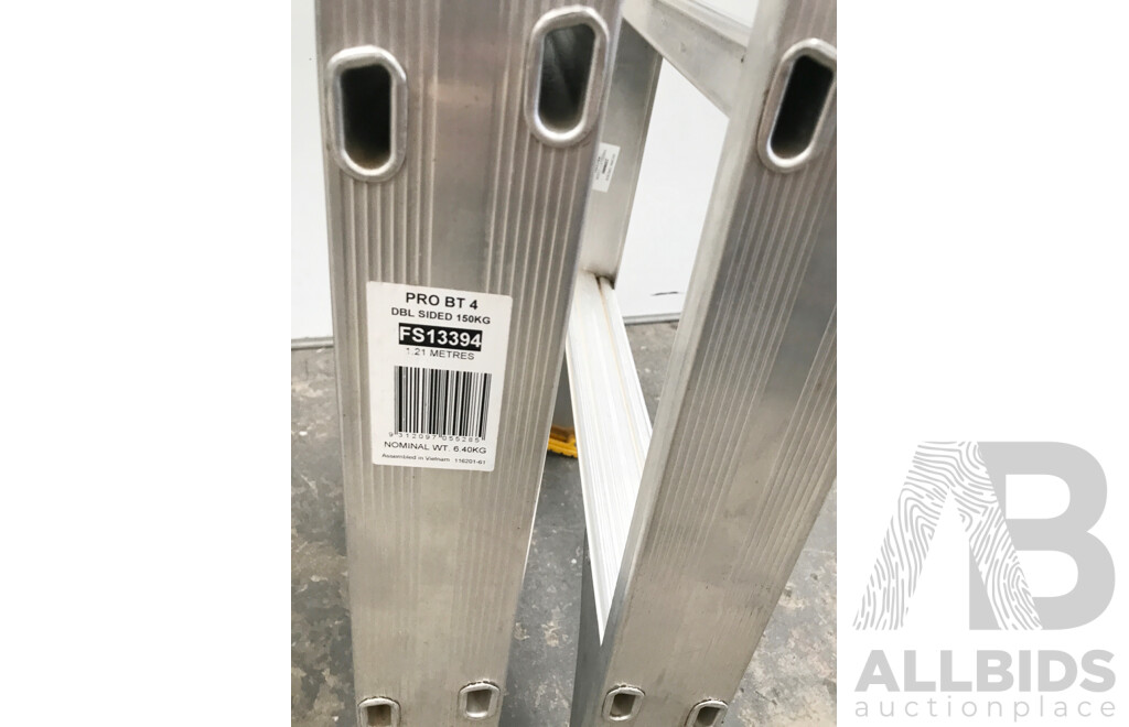 Bailey (FS13394) 4 Step Double Sided 150kg Ladder