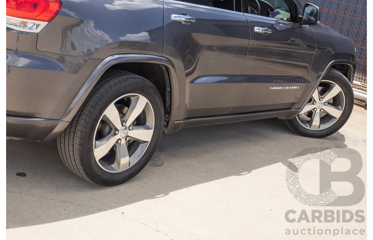 11/2016 Jeep Grand Cherokee Overland (4x4) WK MY15 4D Wagon Granite Crystal Metallic 3.6L V6