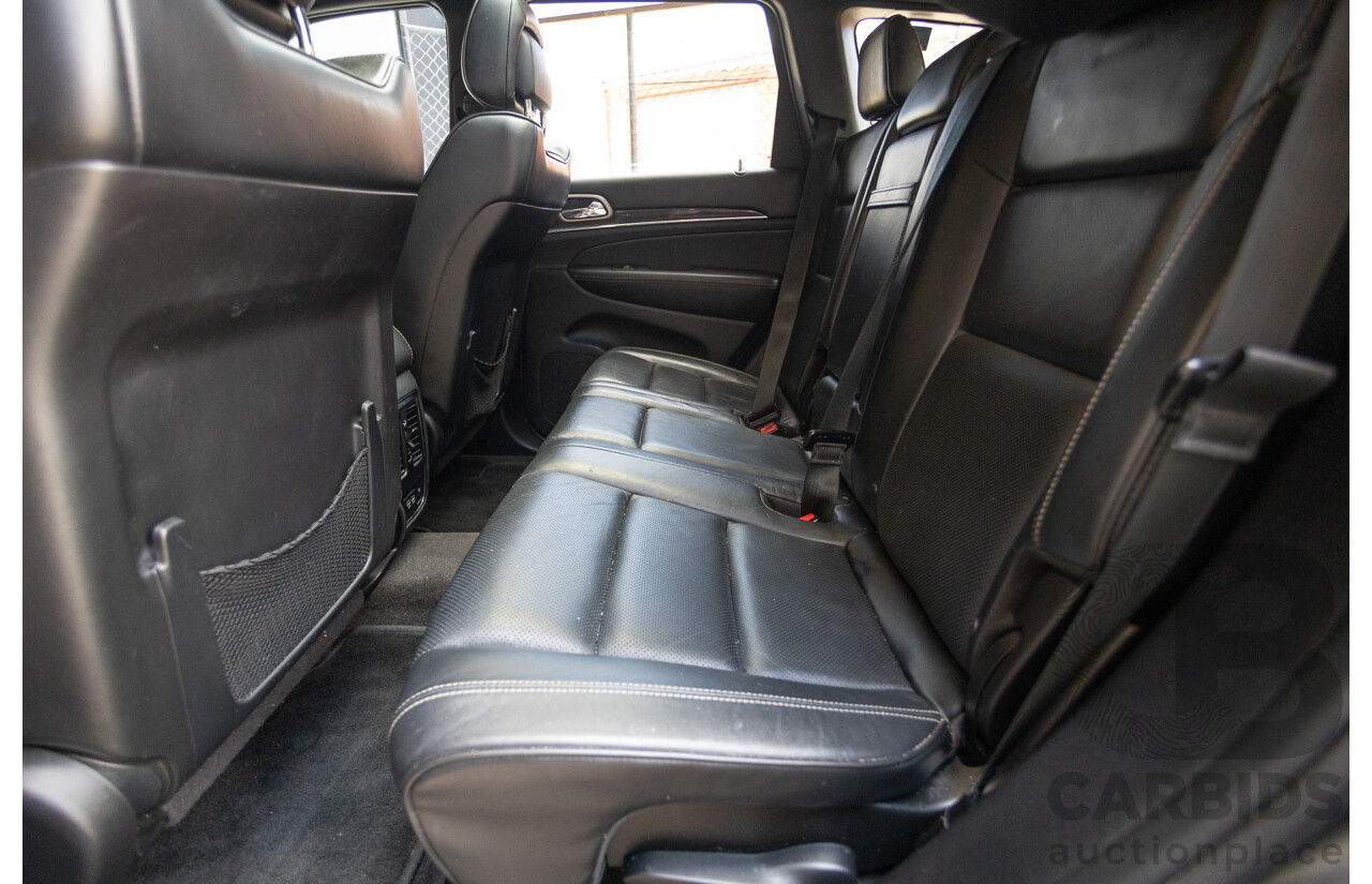 11/2016 Jeep Grand Cherokee Overland (4x4) WK MY15 4D Wagon Granite Crystal Metallic 3.6L V6