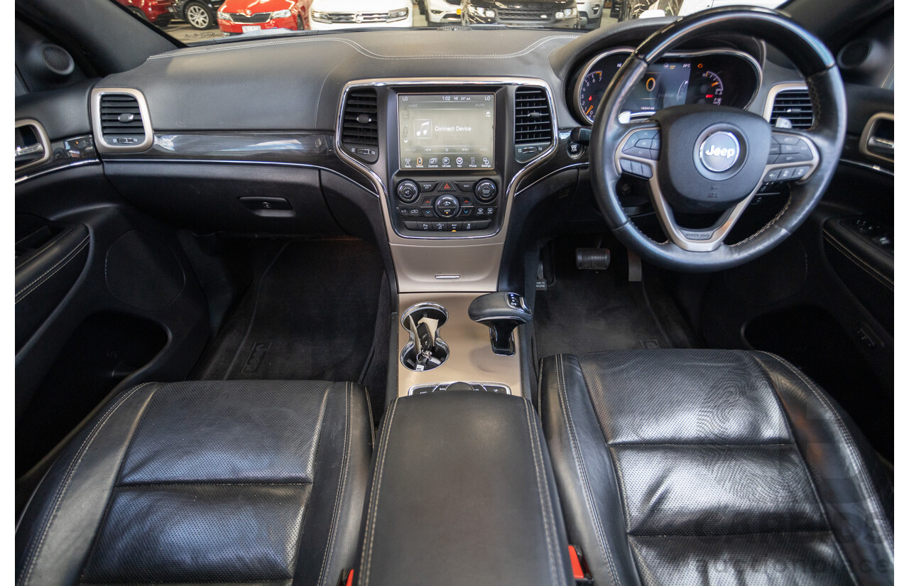 11/2016 Jeep Grand Cherokee Overland (4x4) WK MY15 4D Wagon Granite Crystal Metallic 3.6L V6