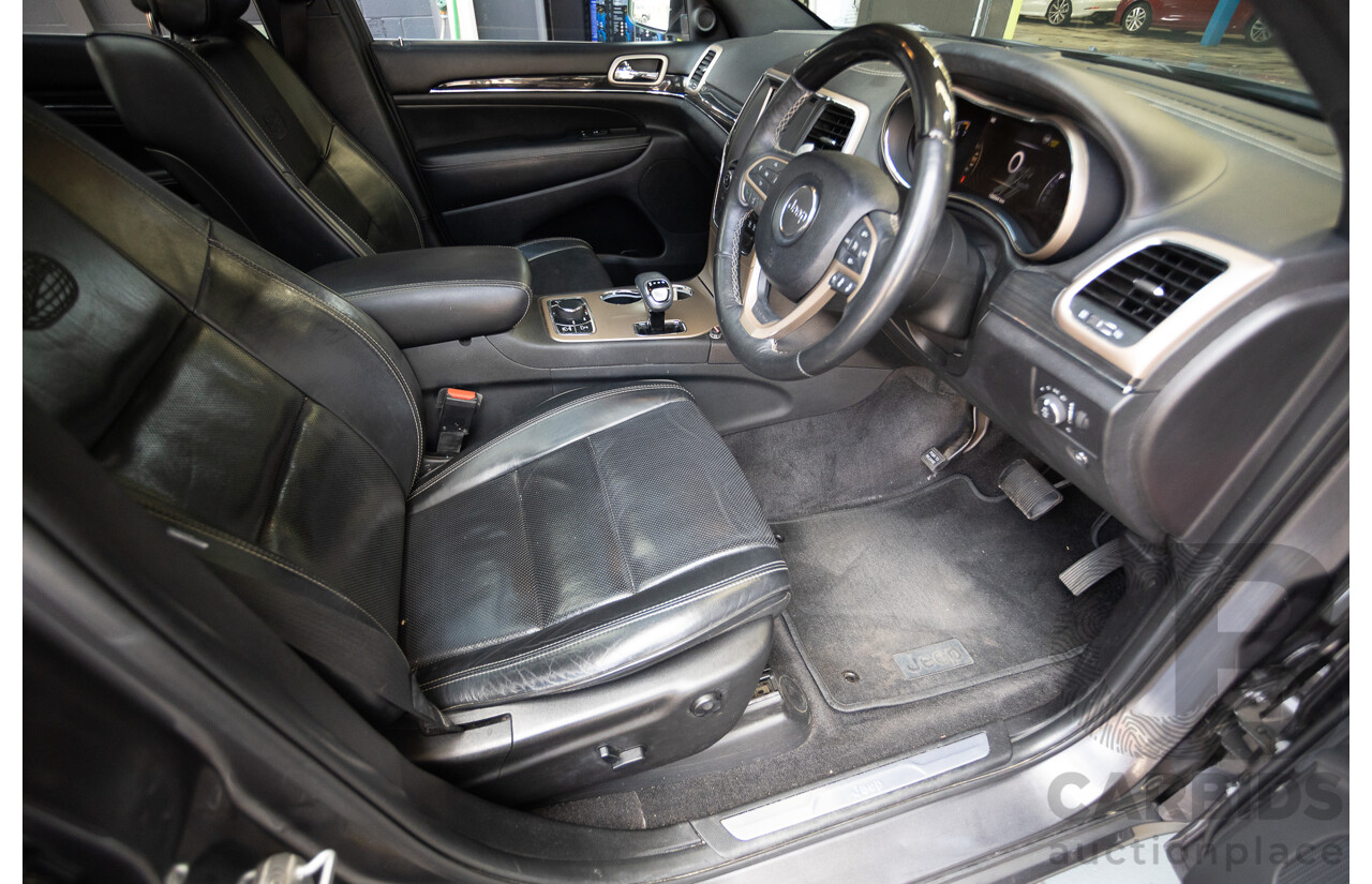 11/2016 Jeep Grand Cherokee Overland (4x4) WK MY15 4D Wagon Granite Crystal Metallic 3.6L V6