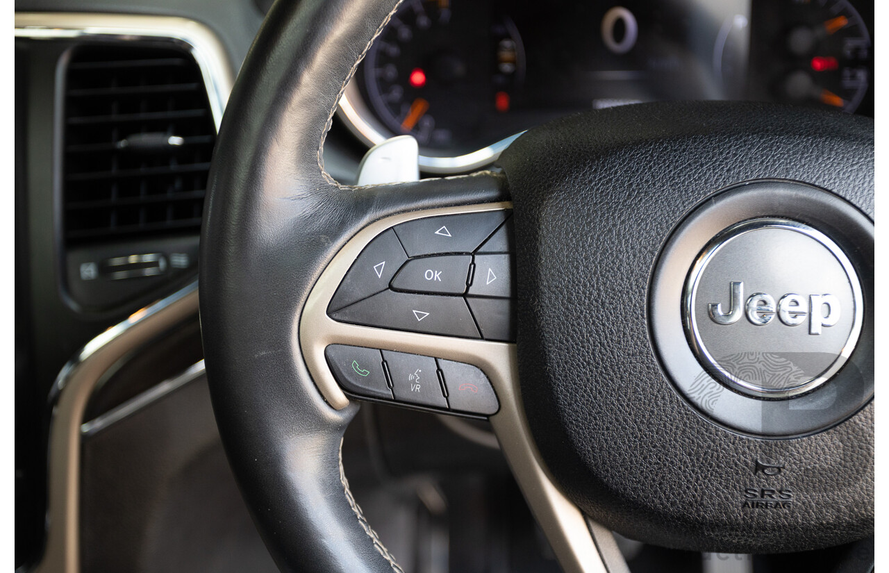 11/2016 Jeep Grand Cherokee Overland (4x4) WK MY15 4D Wagon Granite Crystal Metallic 3.6L V6