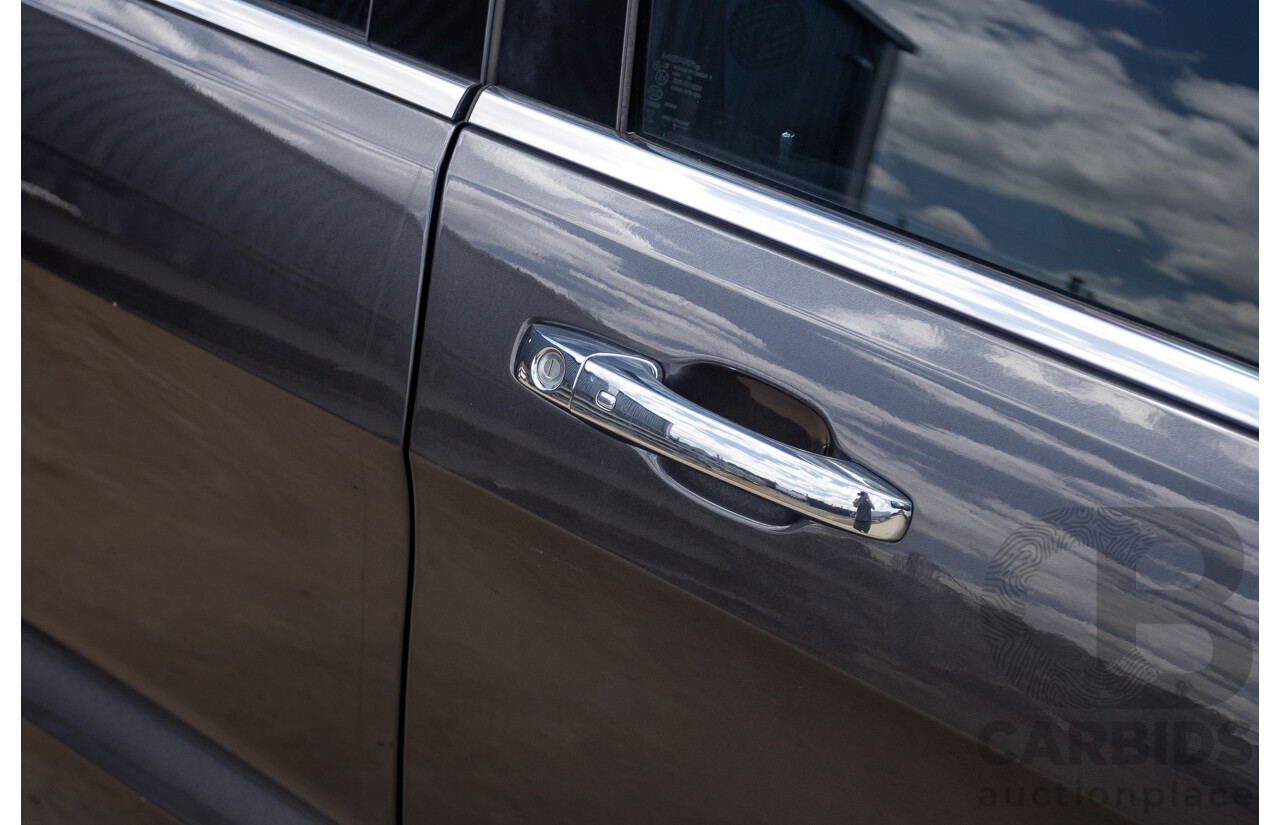 11/2016 Jeep Grand Cherokee Overland (4x4) WK MY15 4D Wagon Granite Crystal Metallic 3.6L V6