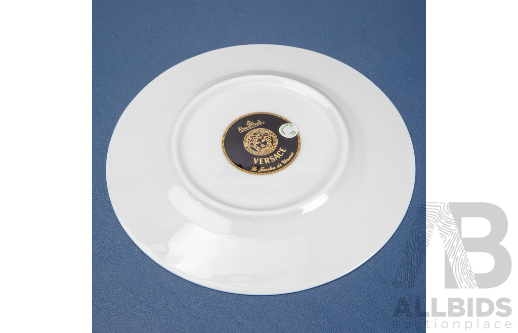Versace Butterfly Themed Cabinet Plate by Rosenthal in Original Box