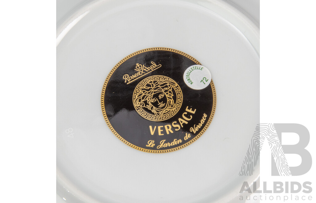 Versace Butterfly Themed Cabinet Plate by Rosenthal in Original Box