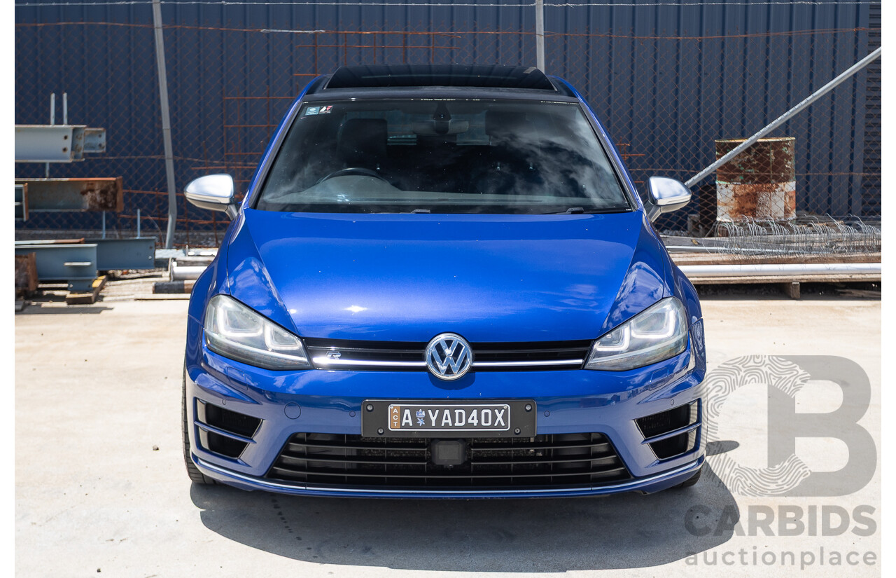 8/2016 Volkswagen Golf R (AWD) AU MY17 5D Hatchback Lapiz Blue Metallic Turbo 2.0L