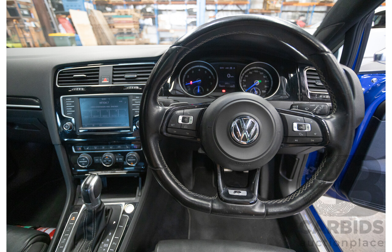 8/2016 Volkswagen Golf R (AWD) AU MY17 5D Hatchback Lapiz Blue Metallic Turbo 2.0L