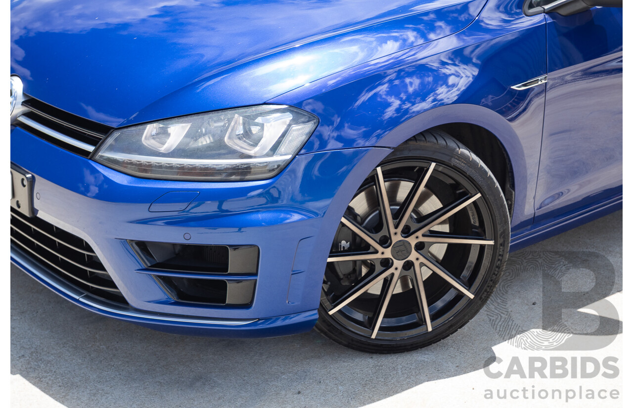 8/2016 Volkswagen Golf R (AWD) AU MY17 5D Hatchback Lapiz Blue Metallic Turbo 2.0L