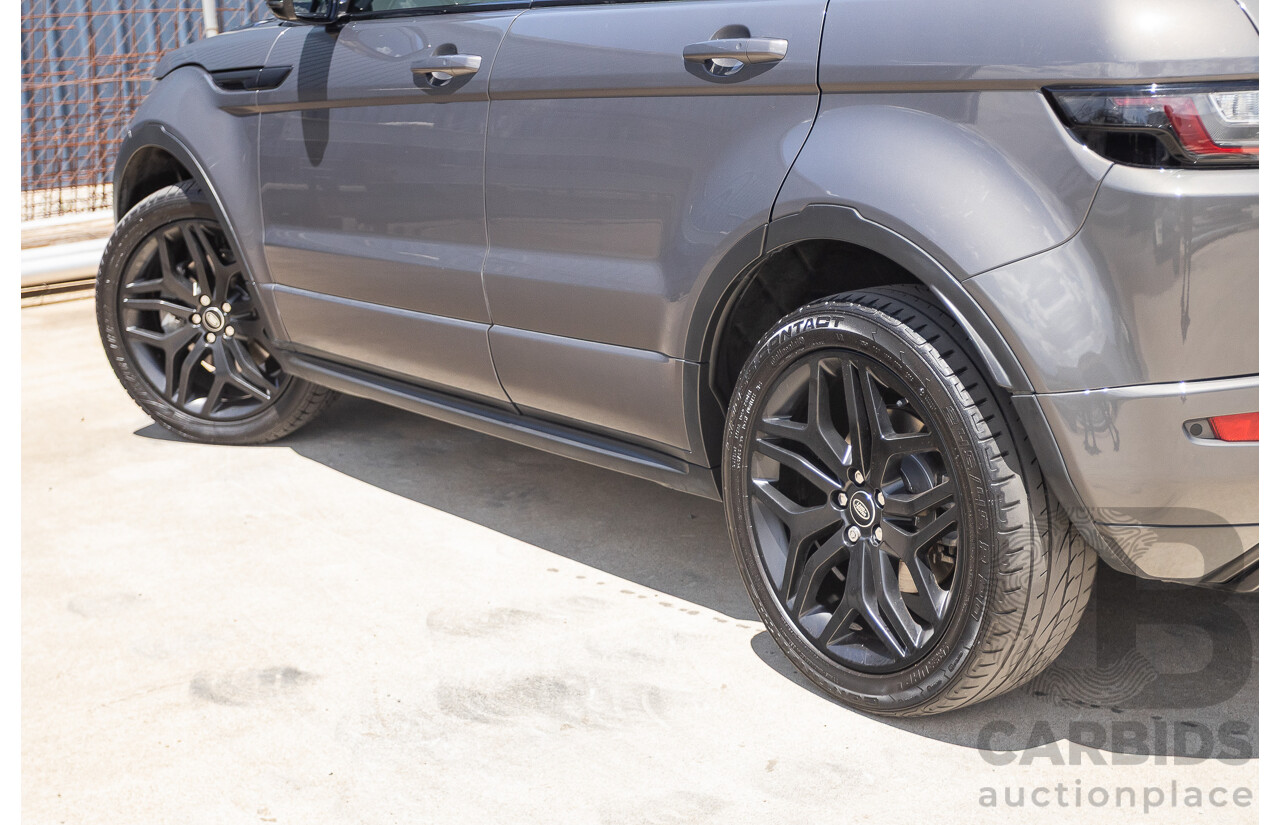 8/2016 Range Rover Evoque TD4 180 HSE Dynamic (AWD) LV MY17 5D Wagon Waitomo Grey Turbo Diesel 2.0L