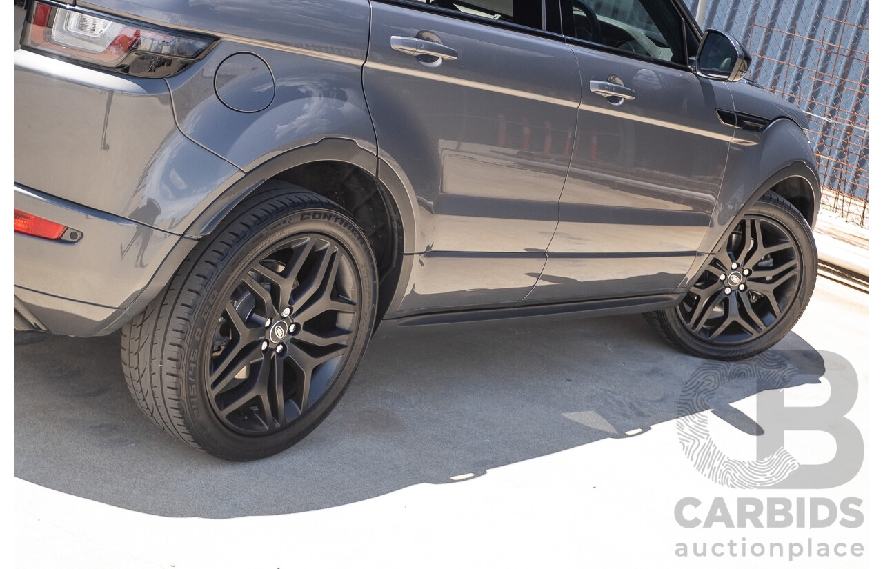 8/2016 Range Rover Evoque TD4 180 HSE Dynamic (AWD) LV MY17 5D Wagon Waitomo Grey Turbo Diesel 2.0L