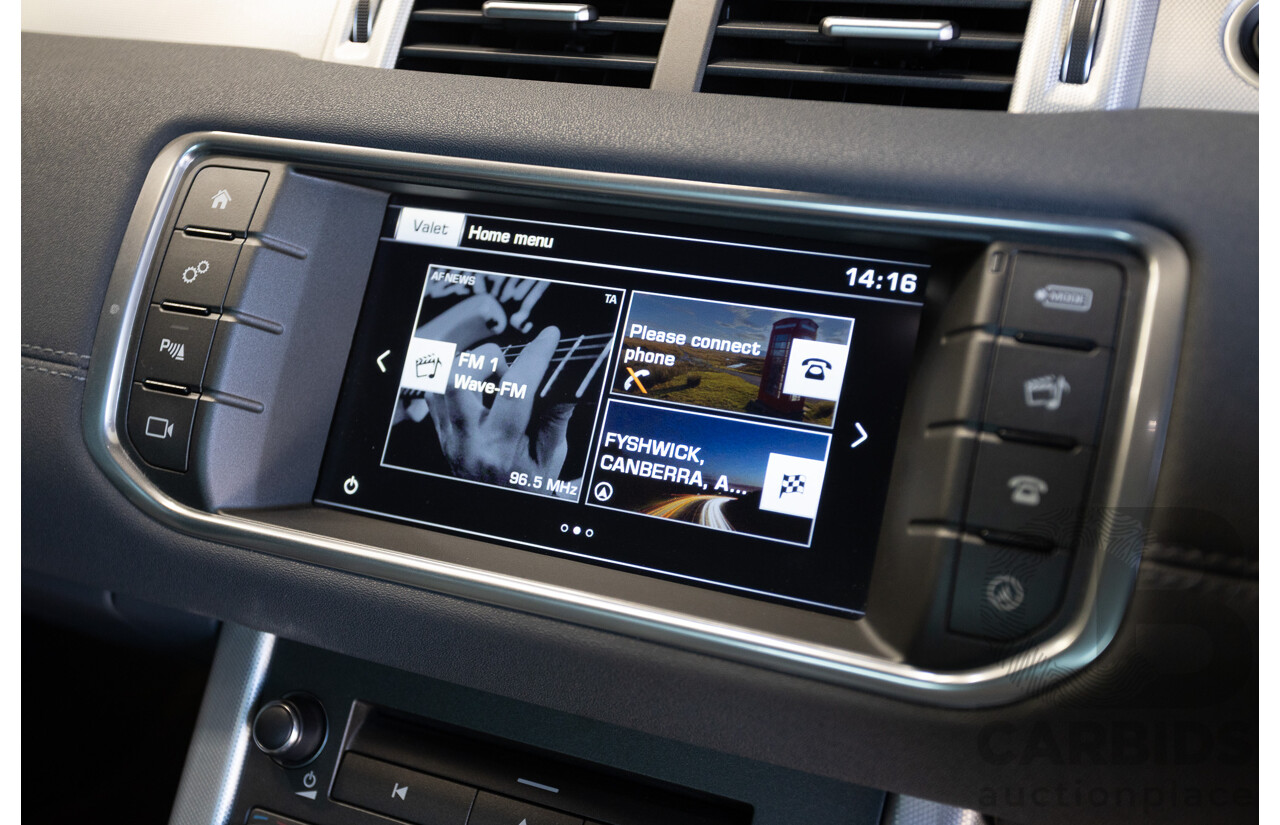 8/2016 Range Rover Evoque TD4 180 HSE Dynamic (AWD) LV MY17 5D Wagon Waitomo Grey Turbo Diesel 2.0L