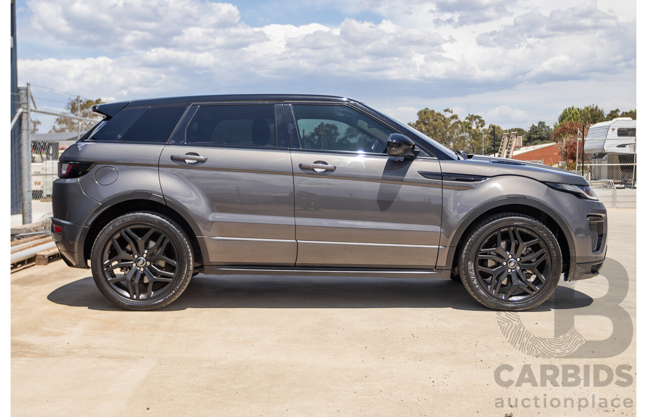 8/2016 Range Rover Evoque TD4 180 HSE Dynamic (AWD) LV MY17 5D Wagon Waitomo Grey Turbo Diesel 2.0L