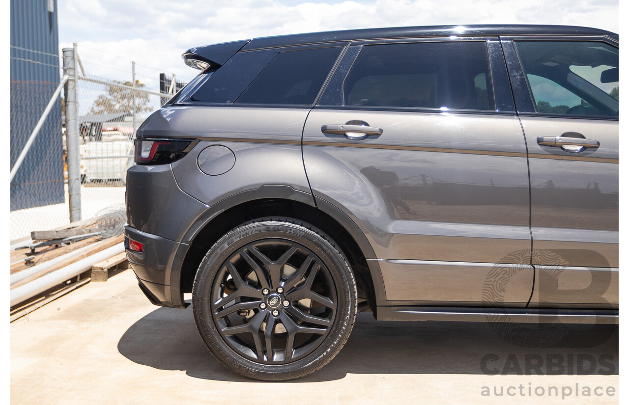 8/2016 Range Rover Evoque TD4 180 HSE Dynamic (AWD) LV MY17 5D Wagon Waitomo Grey Turbo Diesel 2.0L