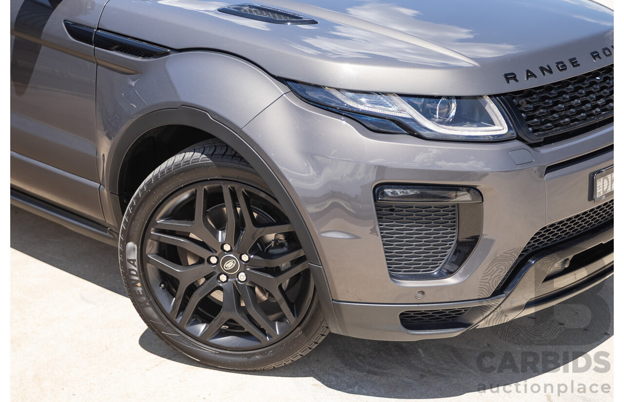 8/2016 Range Rover Evoque TD4 180 HSE Dynamic (AWD) LV MY17 5D Wagon Waitomo Grey Turbo Diesel 2.0L