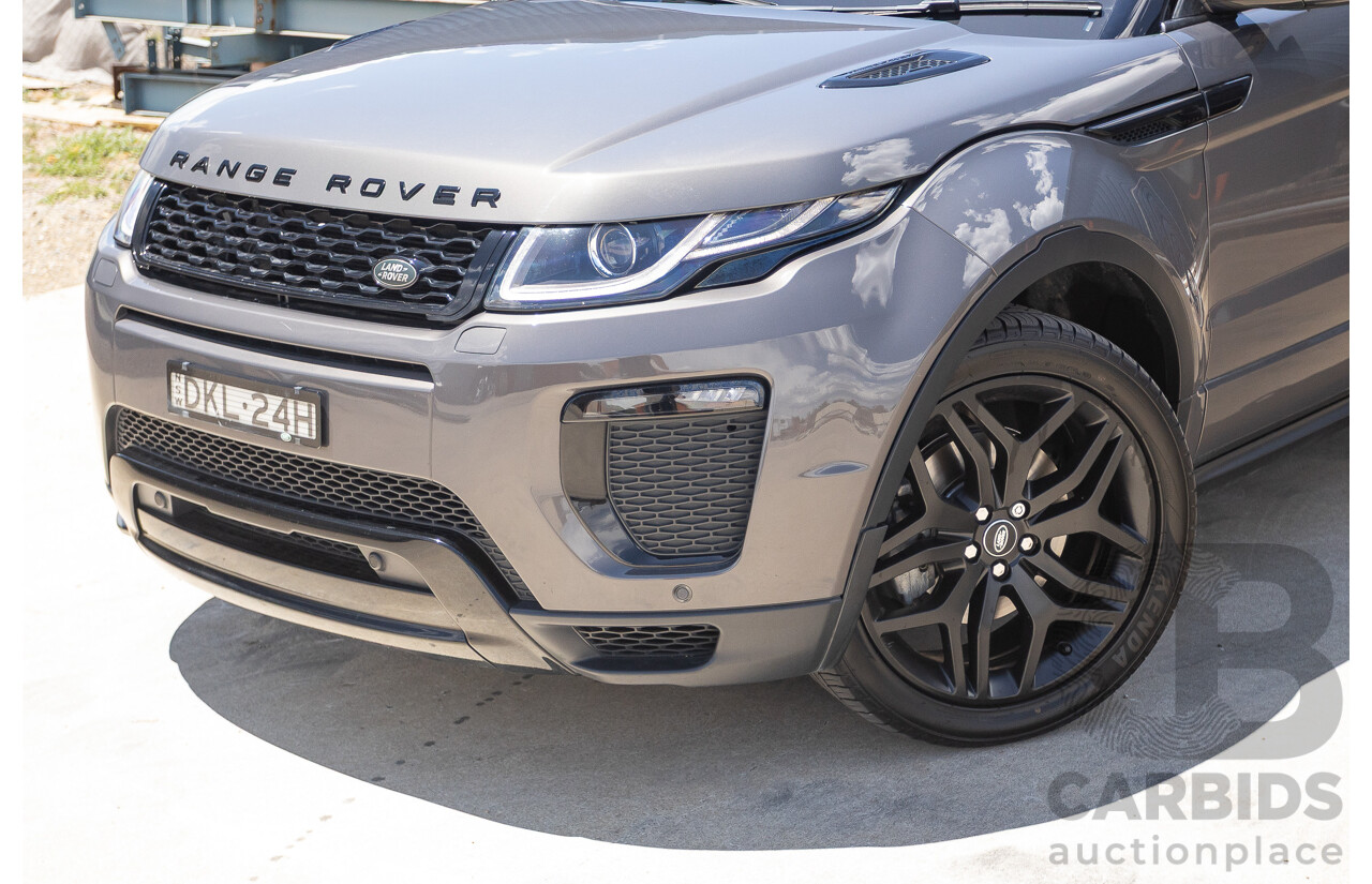 8/2016 Range Rover Evoque TD4 180 HSE Dynamic (AWD) LV MY17 5D Wagon Waitomo Grey Turbo Diesel 2.0L