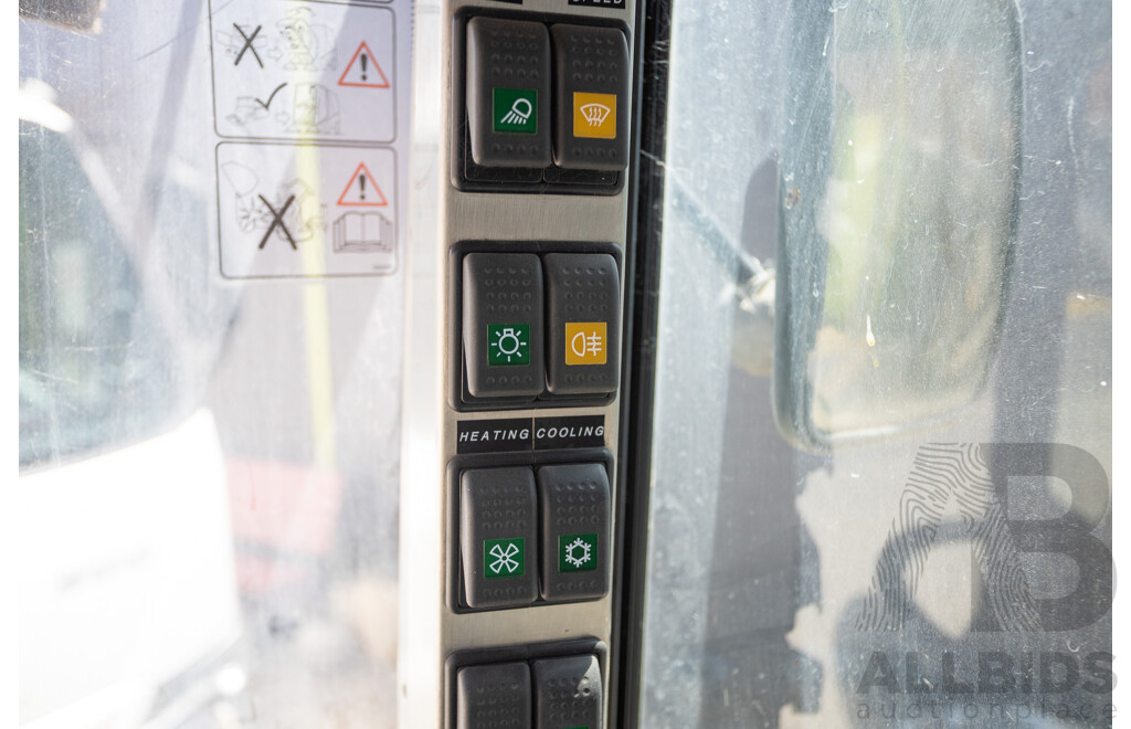 Circa 2009 Green Machine 636HS Air Sweeper (Enclosed A/C Cab)