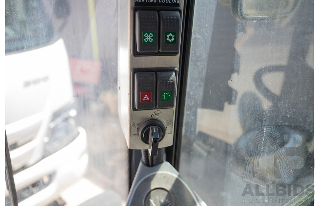 Circa 2009 Green Machine 636HS Air Sweeper (Enclosed A/C Cab)