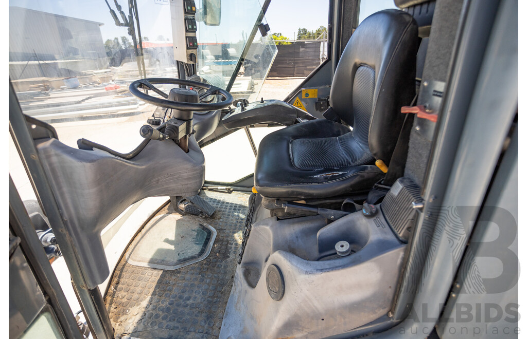 Circa 2009 Green Machine 636HS Air Sweeper (Enclosed A/C Cab)